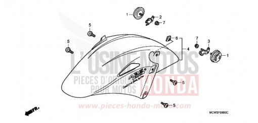 AILE AVANT VFR800A2 de 2002